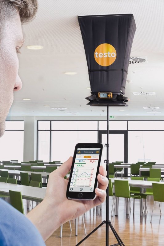 Testo 420 - Objemový prietokoměr 40–4000 m³/h
